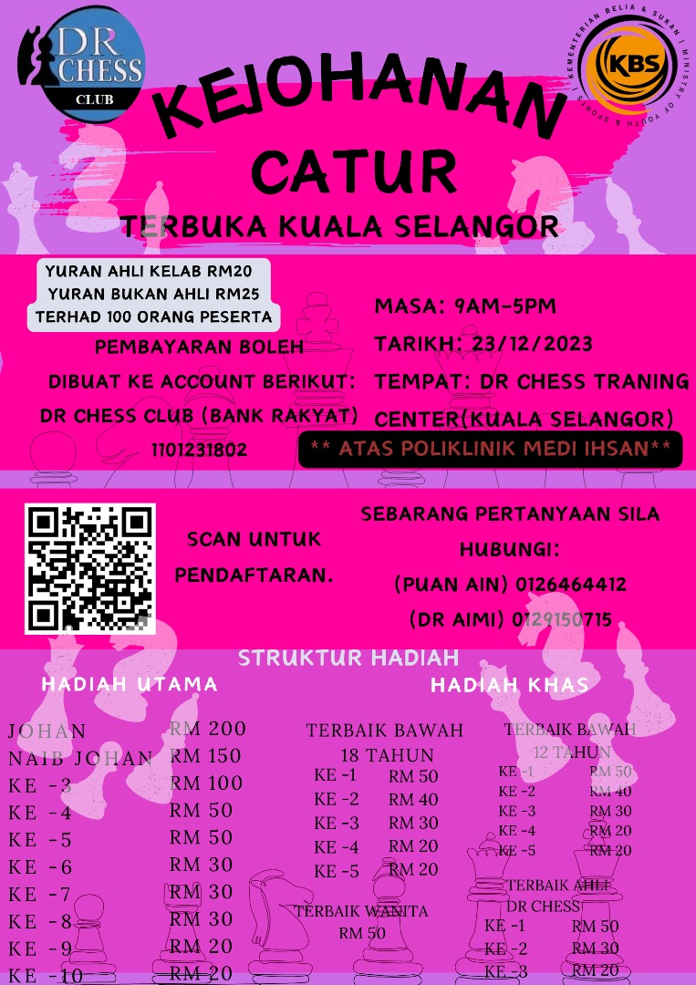 Kejohanan Catur Terbuka Kuala Selangor (Dr Chess Club)