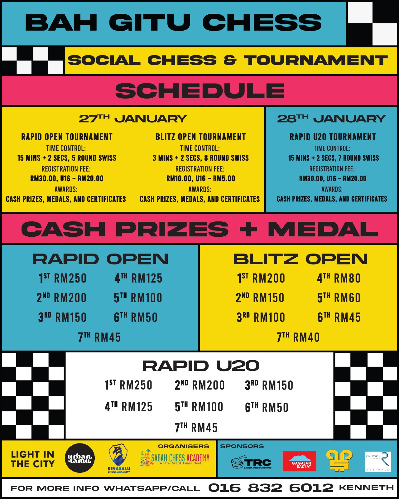 BahGitu Chess Tournament (27th - 28th January 2024)