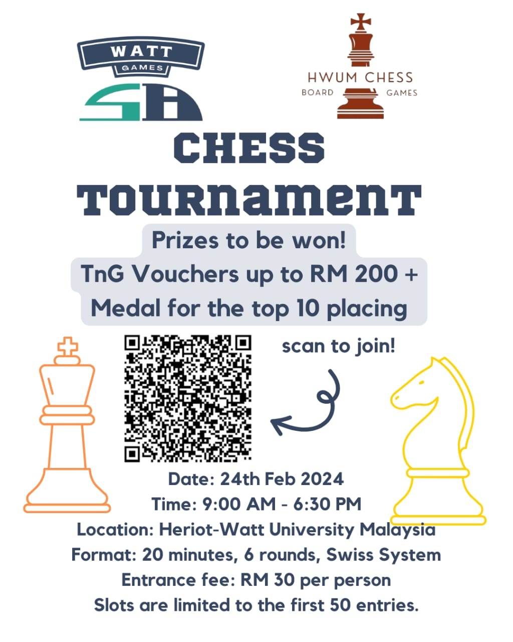 Chess Tournament WATT Games (University Students)