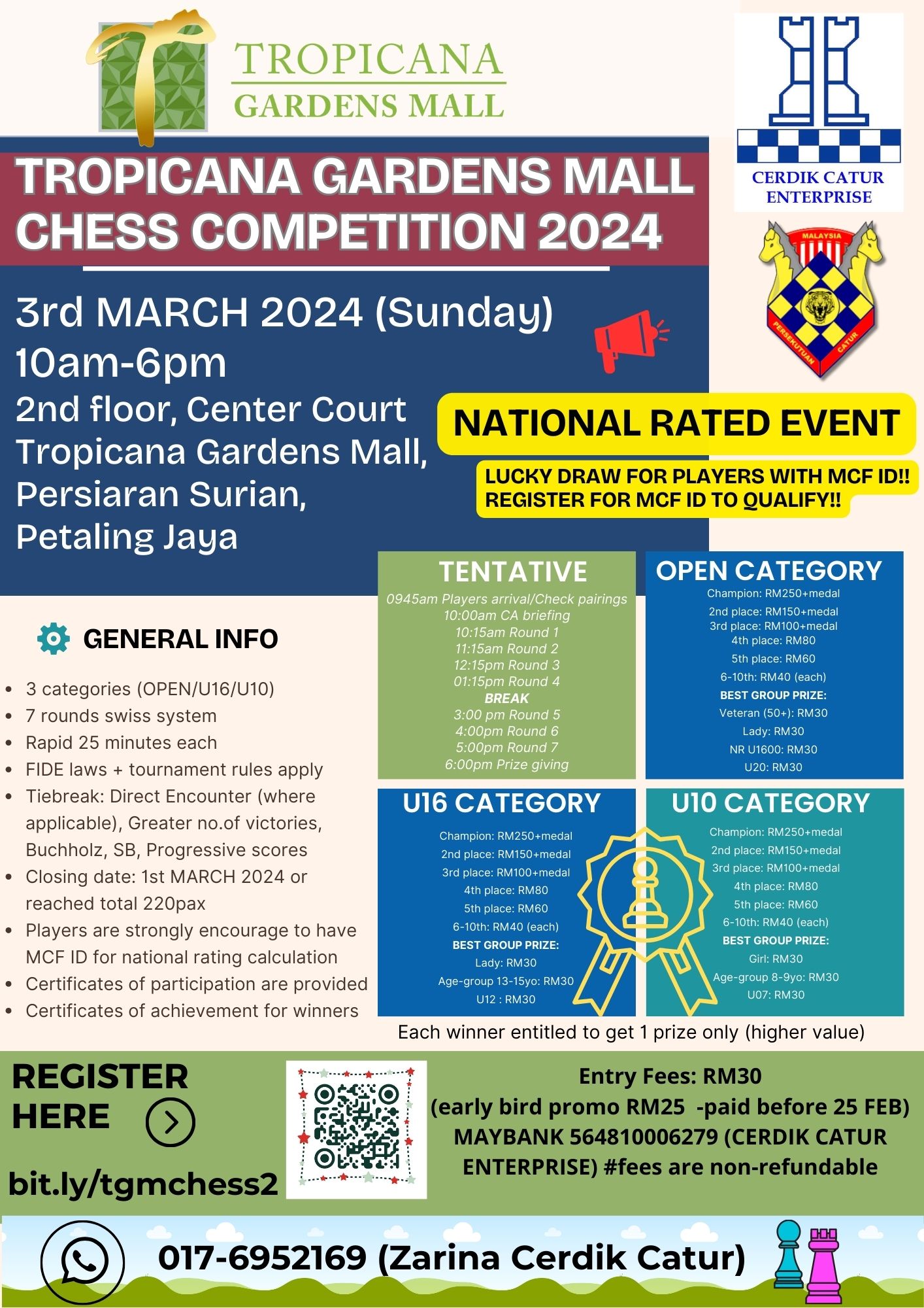 Tropicana Gardens Mall Chess Competition 2024