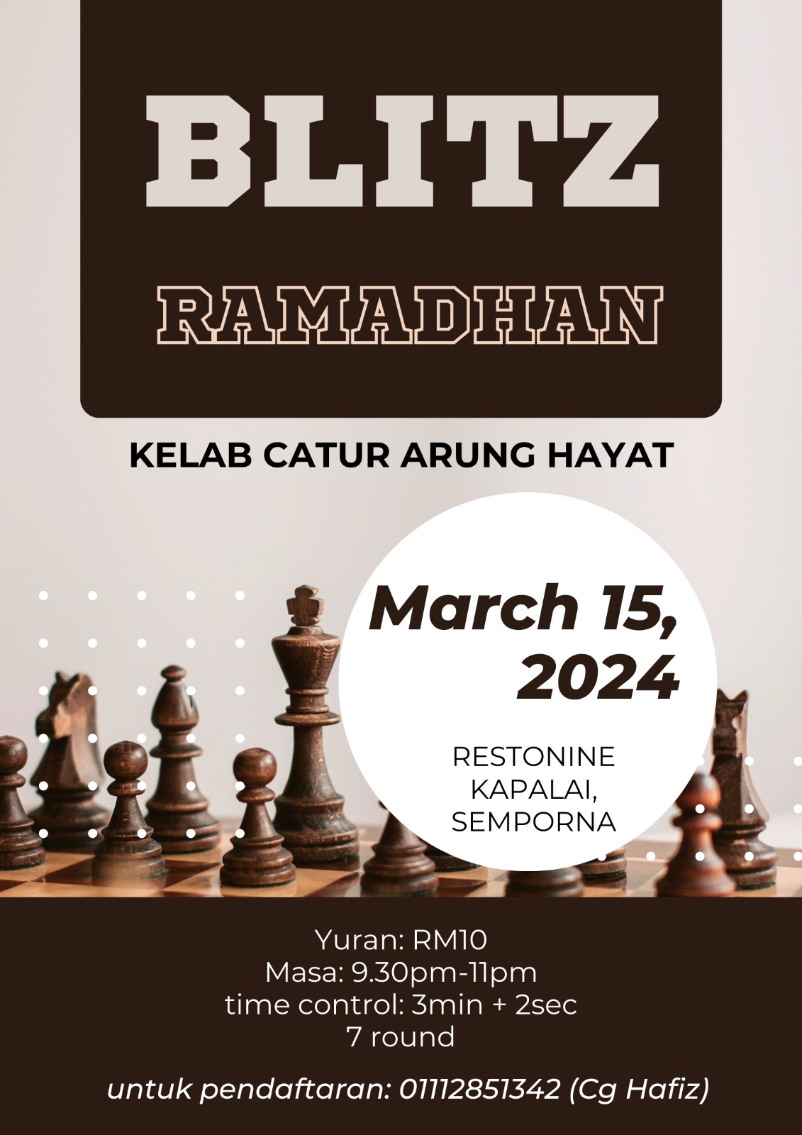 Pertandingan Blitz Ramadhan Semporna 2024