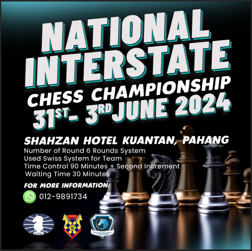 National Interstate Chess Championship 31st May - 3rd June 2024