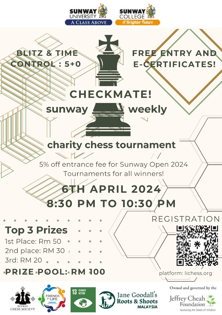 Sunway Online Charity Chess Tournament - April 2024 (Lichess)