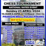 Saiful Arena @ Prangin Mall Chess Tournament (MCF Rated)