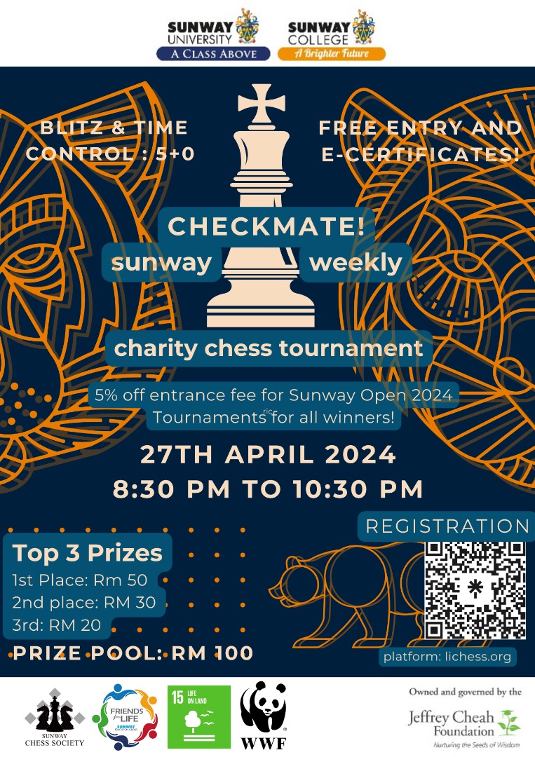 Sunway Online Charity Chess Tournament in support of WWF (Lichess)